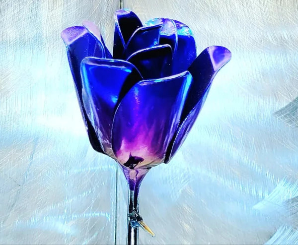 Blue/Purple Fade Rose