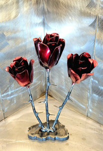 Red Triple rose