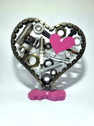 Pink Pearl Spare Parts Heart