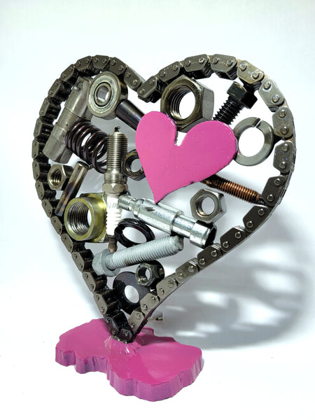Pink Pearl Spare Parts Heart