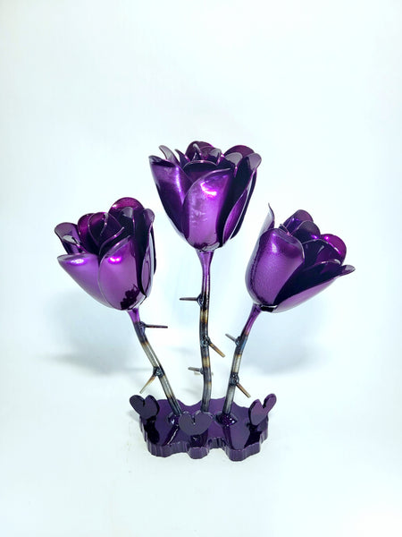 Purple Triple Rose
