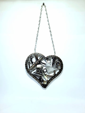 Hanging Spare Parts Hearts